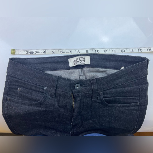 Naked & Famous Denim Ash Black Stretch Jeans - Super Guy N272-19 - Picture 6 of 8